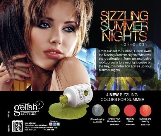 Gelish Sizzling Summer Nights Collection Gelish Sizzling Summer Nights Collection