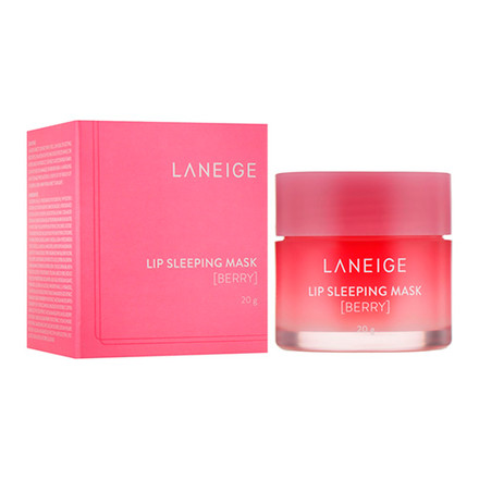 Корейская косметика лучшая, пример товара - LANEIGE Lip Sleeping Mask Berry, Многофункциональная маска для губ, 20 г