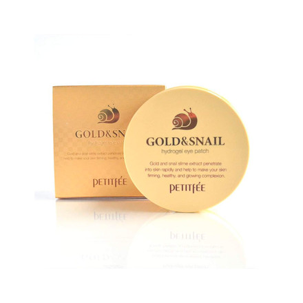Cайт корейская косметика - PETITFEE Gold & Snail Hydrogel Eye Patch Патчи для кожи вокруг глаз, 60 шт