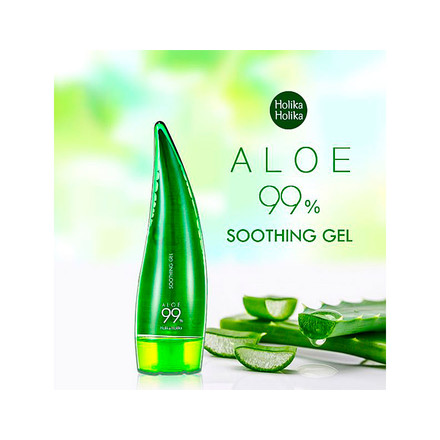 Корейская косметика магазин фото товара - HOLIKA HOLIKA Aloe 99% Soothing Gel увлажняющий гель с алое, 250 мл
