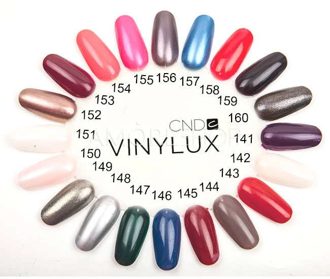 CND Vinylux nail polish color palette (not for sale): buy online with  worldwide delivery | AmoreShop - 2023