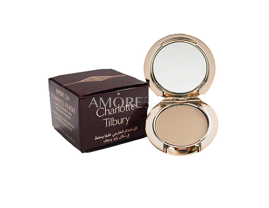 Charlotte Tilbury Airbrush Flawless Finish Micro-Fine Powder 2 Medium -  Компактная пудра-вуаль для лица, 0.8 г купить в Amoreshop