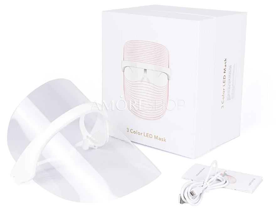 3 Color LED Mask - LED light therapy mask, 3 colors buy in AmoreShop |  AmoreShop - 2022