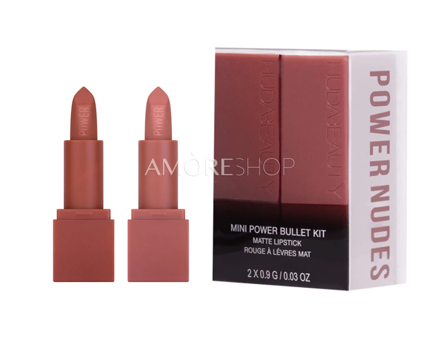 Huda Beauty Mini Power Bullet Duo - Power Nudes