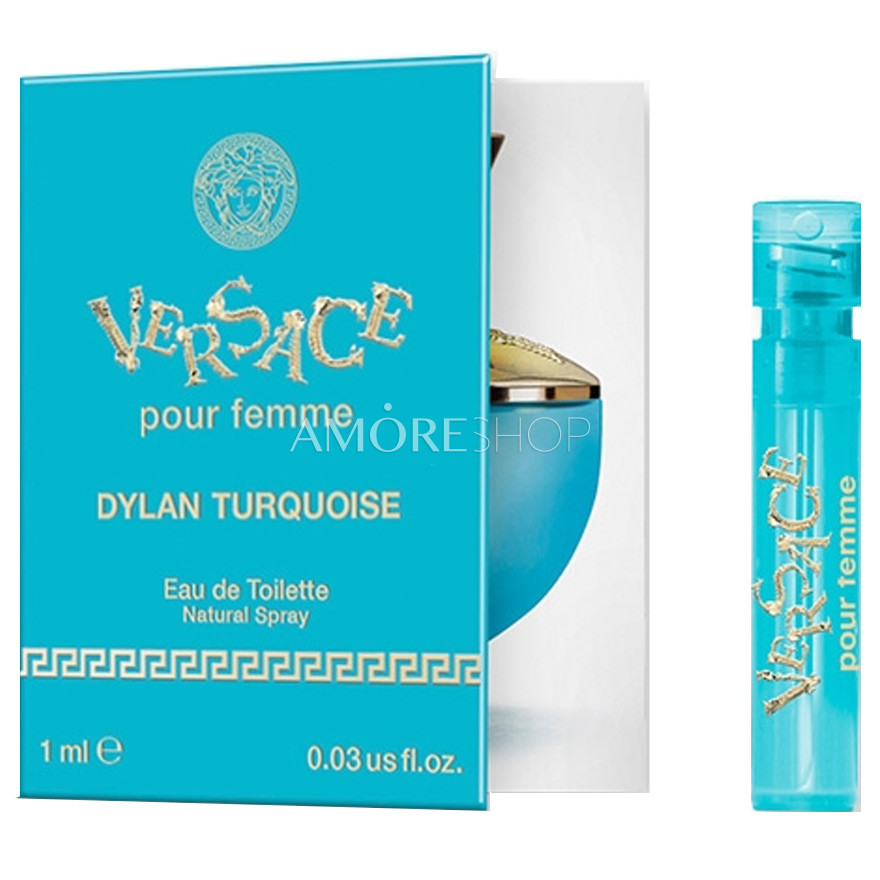 versace dylan turquoise sample