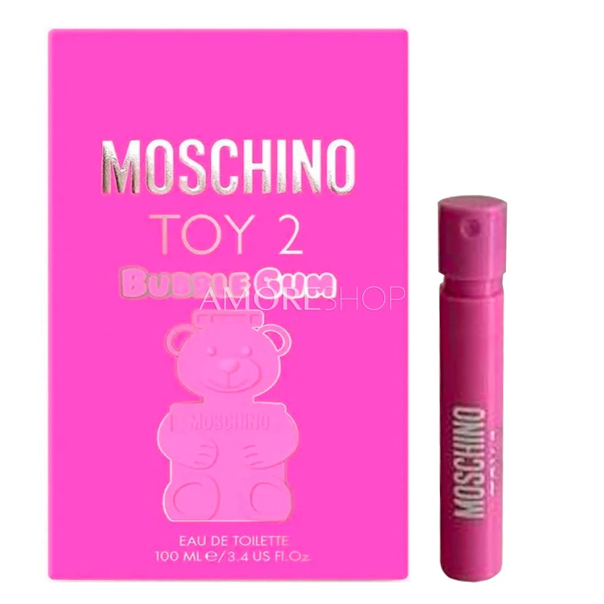 Moschino toy 2 discount bubble gum free sample