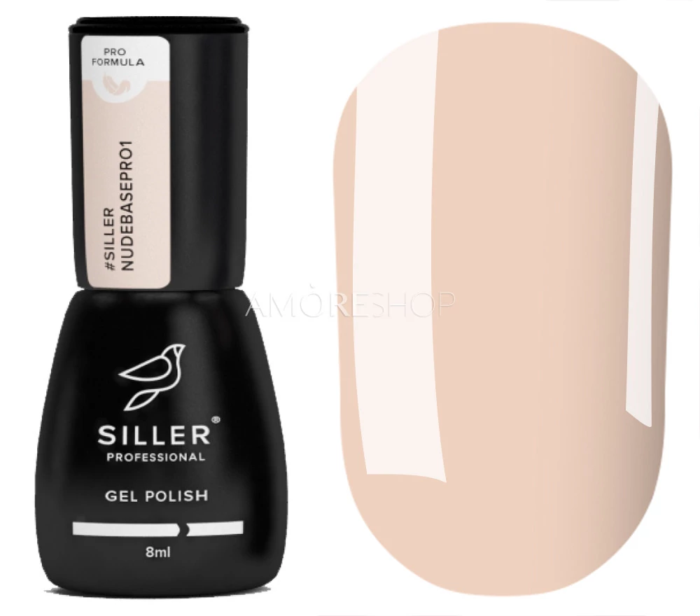 Siller Base Nude Pro No. 1 - Camouflage base (milky peach), 8 ml buy at 140  UAH. with delivery in Ukraine, Amoreshop | Art. 811357.