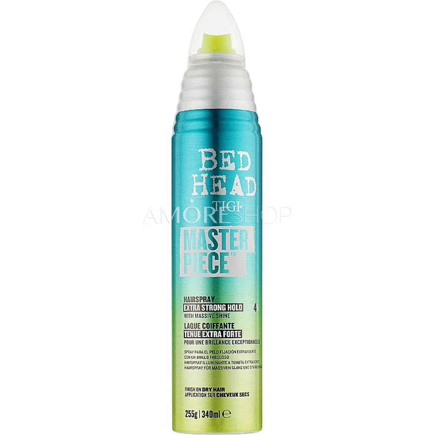TIGI BED HEAD Hairspray with intense shine Masterpiece Hairspray, 340 ml  buy in AmoreShop | AmoreShop - 2023