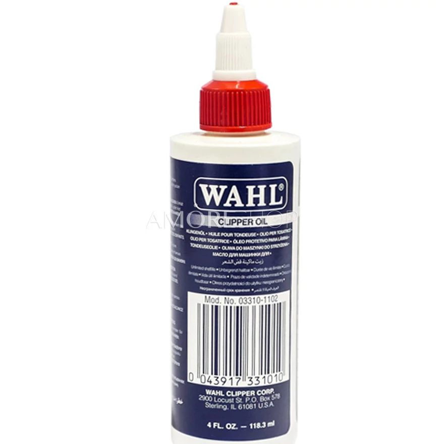 WAHL Clipper Oil 118.3ml Clipper care at  - Tondeuse Shop