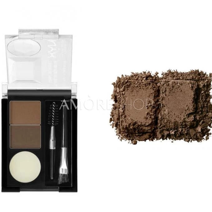 Mua NYX PROFESSIONAL MAKEUP Eyebrow Cake Powder, Dark Brown/Brown trên  Amazon Mỹ chính hãng 2023 | Fado