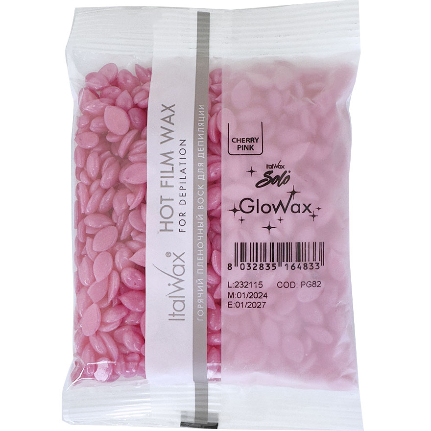 ITALWAX Hot wax in granules Pink cherry, 100 g