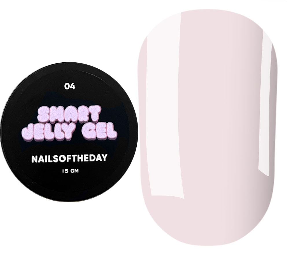 Nails Of The Day Nail gel Smart Jelly gel No. 04 (beige), 15 ml