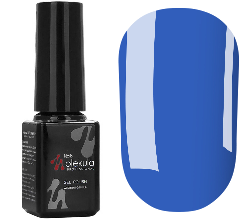 Gel polish Molekula No. 160 (azure, enamel), 6 ml