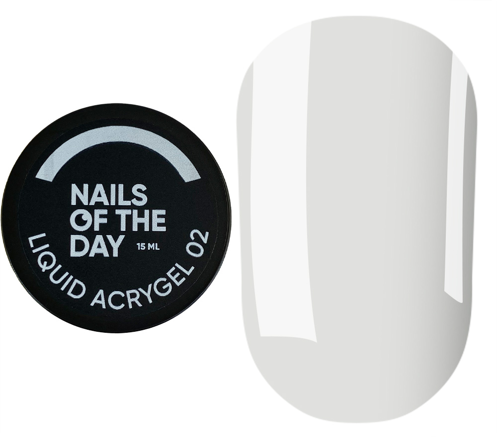 Nails Of The Day Гель для нігтів Liquid Acrygel 02, 15 мл