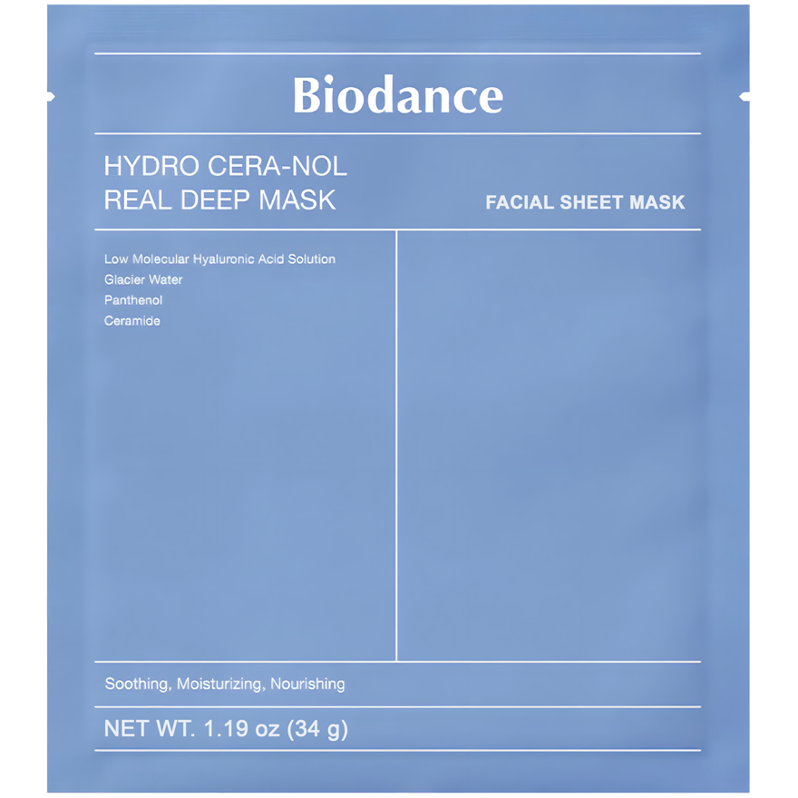 Biodance Hydrogel night mask with ceramides and panthenol Hydro Cera-Nol Real Deep Sheet Mask
