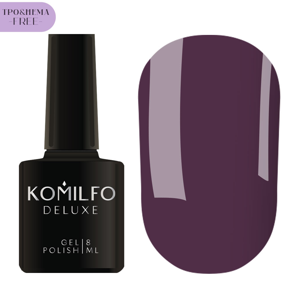 Gel varnish Komilfo DeLuxe Termo C003 (light brown, when heated - bright light green), 8 ml