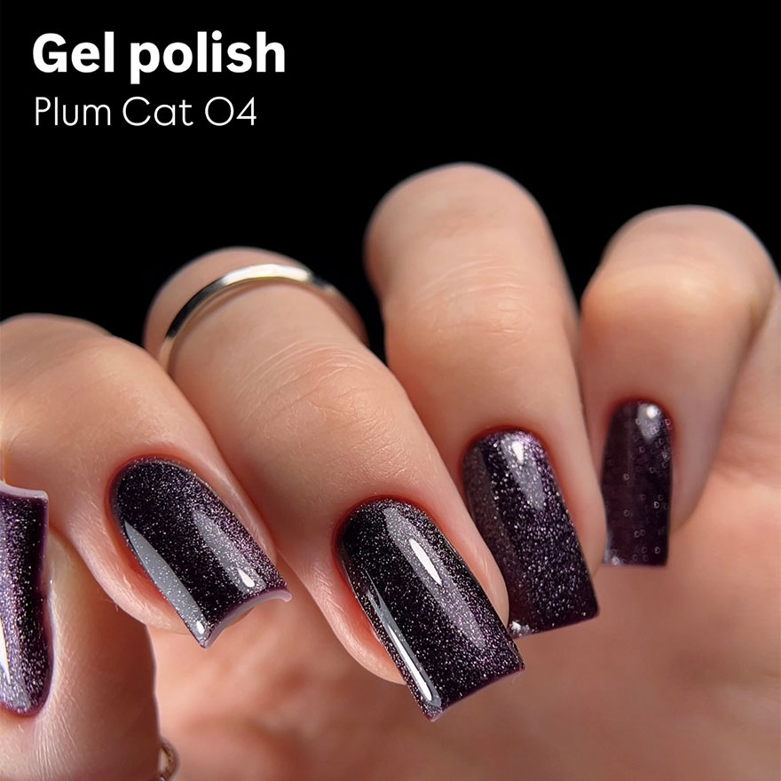 Lukum Гель-лак для ногтей Plum Cat 04, 10 мл