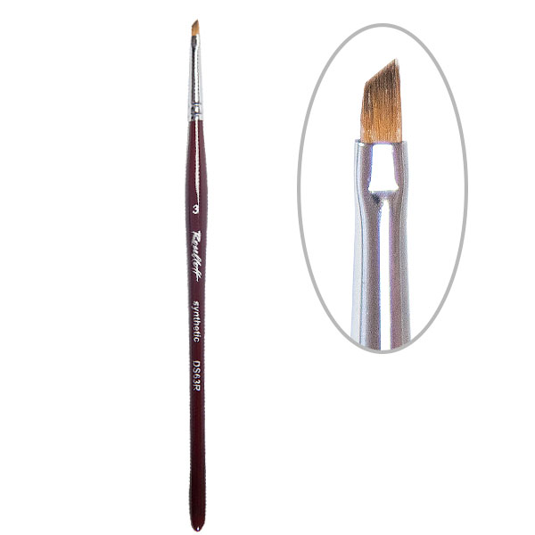 Rubleff brush for gel and Chinese painting DS63R synthetic №3