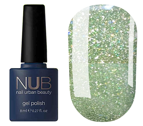 NUB NIGHT LIGHT NL11 Morning Dew gel varnish (light green, reflective), 8 ml NUB NIGHT LIGHT NL11 Morning Dew gel varnish (light green, reflective), 8 ml