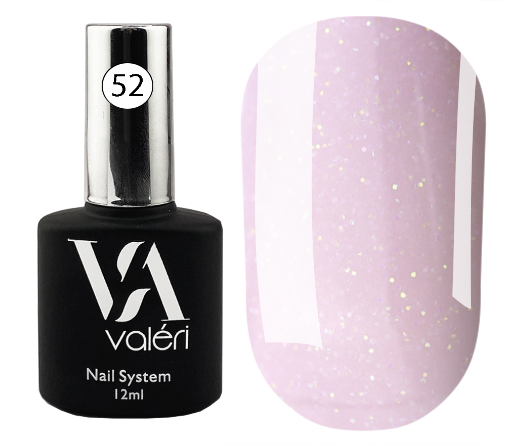 Valeri Base Opal No. 052 (light pink with micro shine), 12 ml