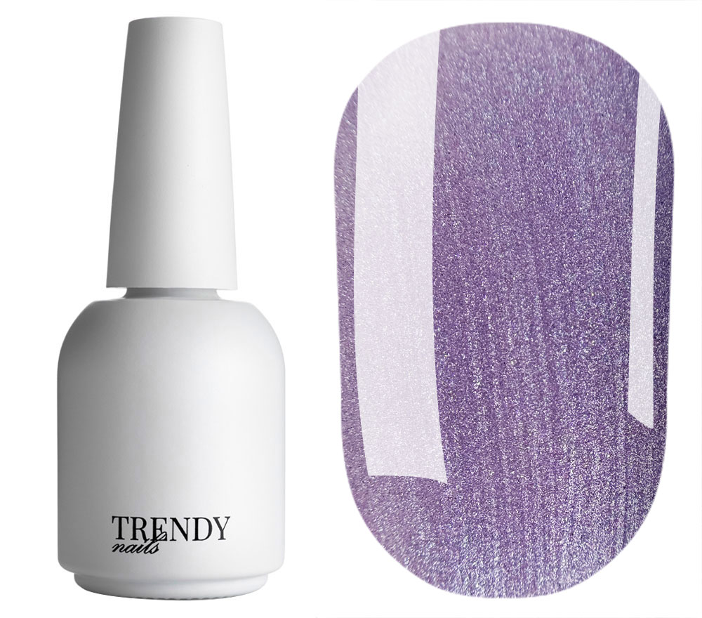 Trendy Nails Гель-лак Gel Polish Cat Eye's Gummy Bear "Lavender Teddy", 10 мл