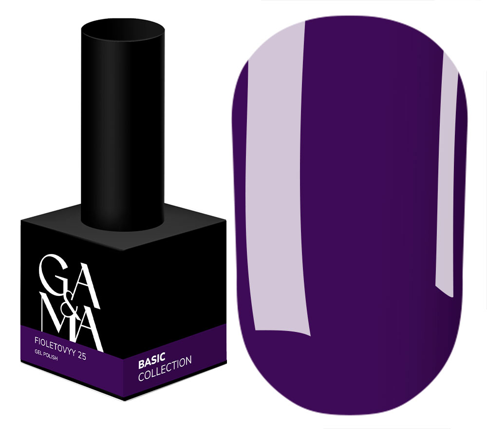 GA&MA Гель-лак Basic collection 025 fioletovyy, 10 мл GA&MA Гель-лак Basic collection 025 fioletovyy, 10 мл