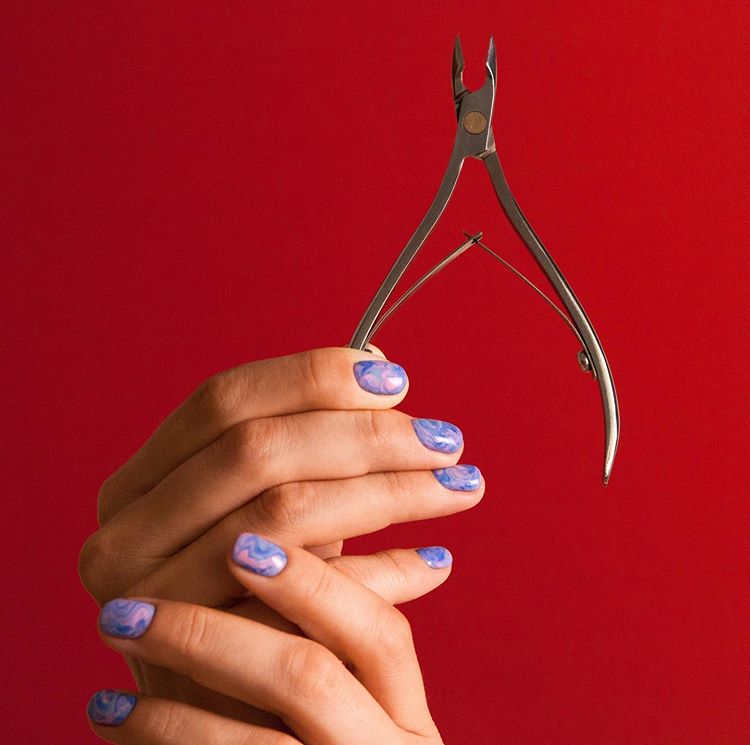OSTRO professional nippers M, 8-9 mm (cuticle nippers)