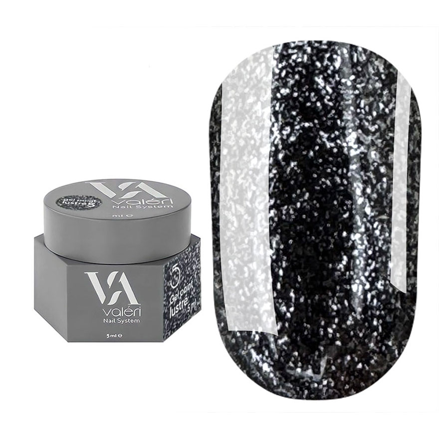 Valeri Гель-фарба із блисткітками Gel Paint Lustre №5, 5 мл
