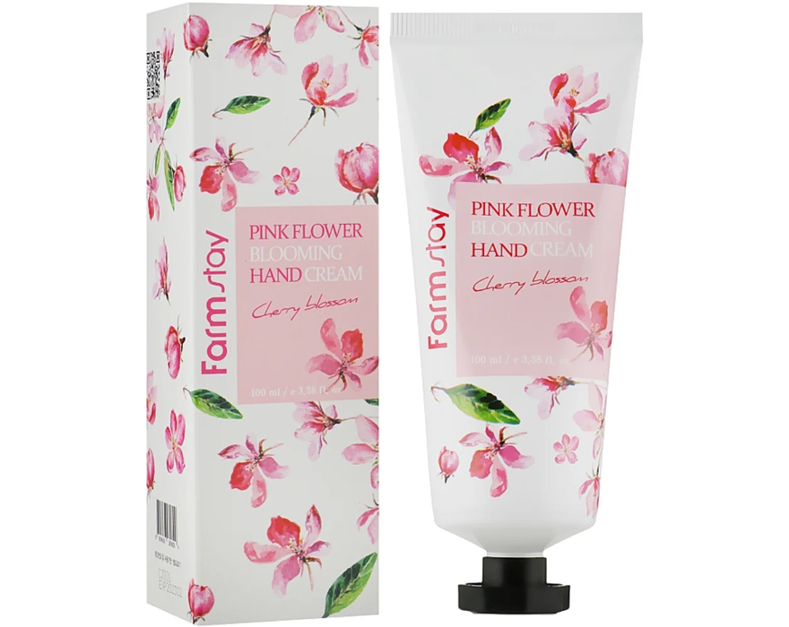 FARMSTAY Pink Flower Blooming Hand Cream Cherry Blossom - Hand Cream, 100 ml