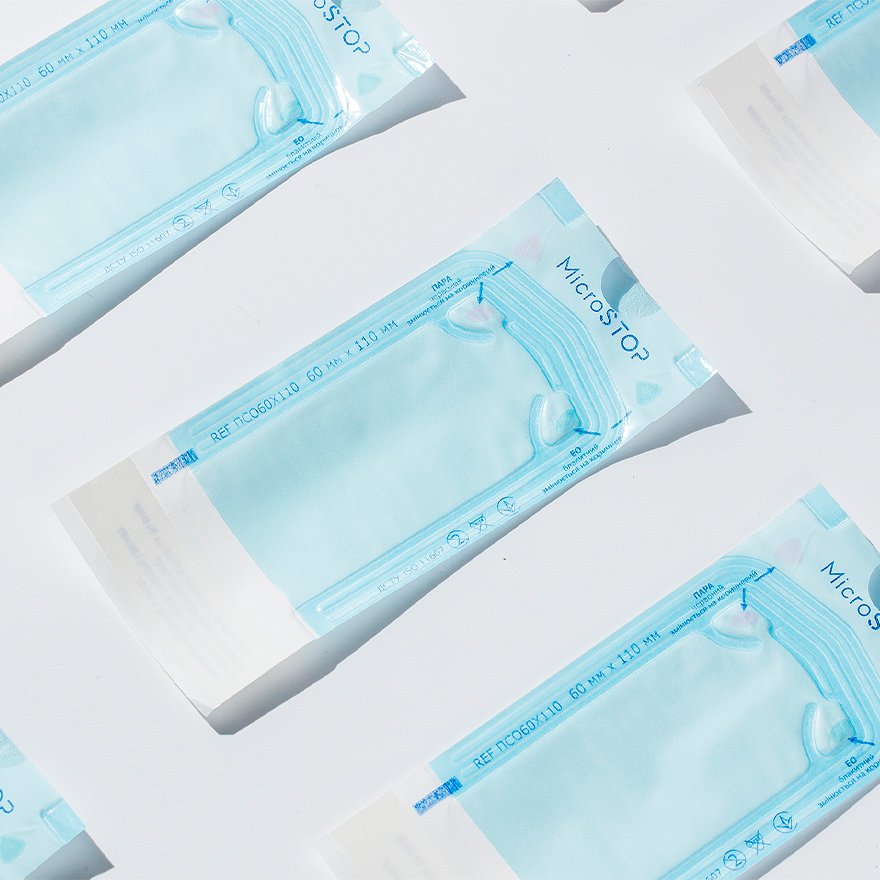 MicroSTOP Self-adhesive bags for sterilization in an autoclave 60x110 (200 pcs.) MicroSTOP Self-adhesive bags for sterilization in an autoclave 60x110 (200 pcs.)