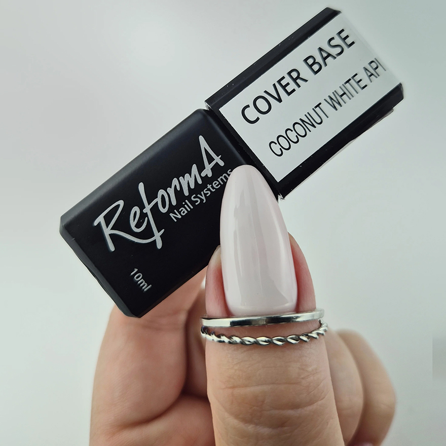 ReformA База для ногтей Cover Base API Coconut White, 10 мл