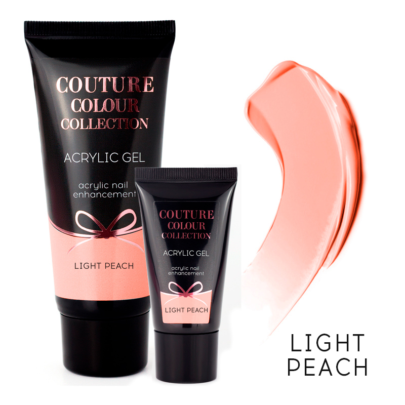 COUTURE Color Acrylic Gel - Light Peach, 30 ml