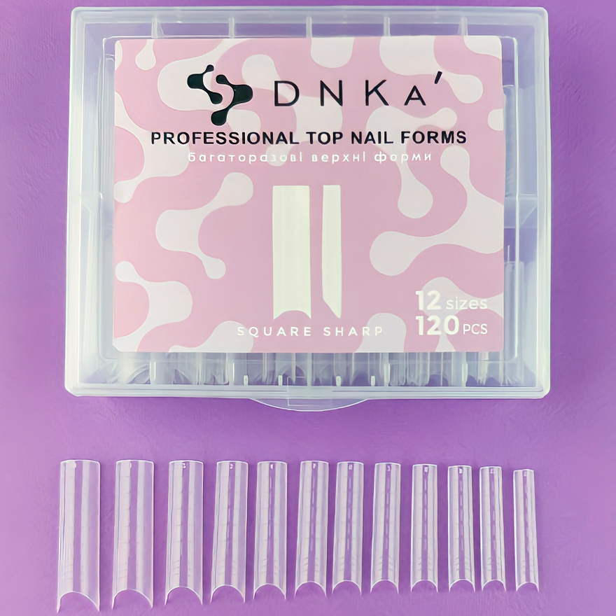 DNKa Top Nail Forms Square Sharp, 120 pcs