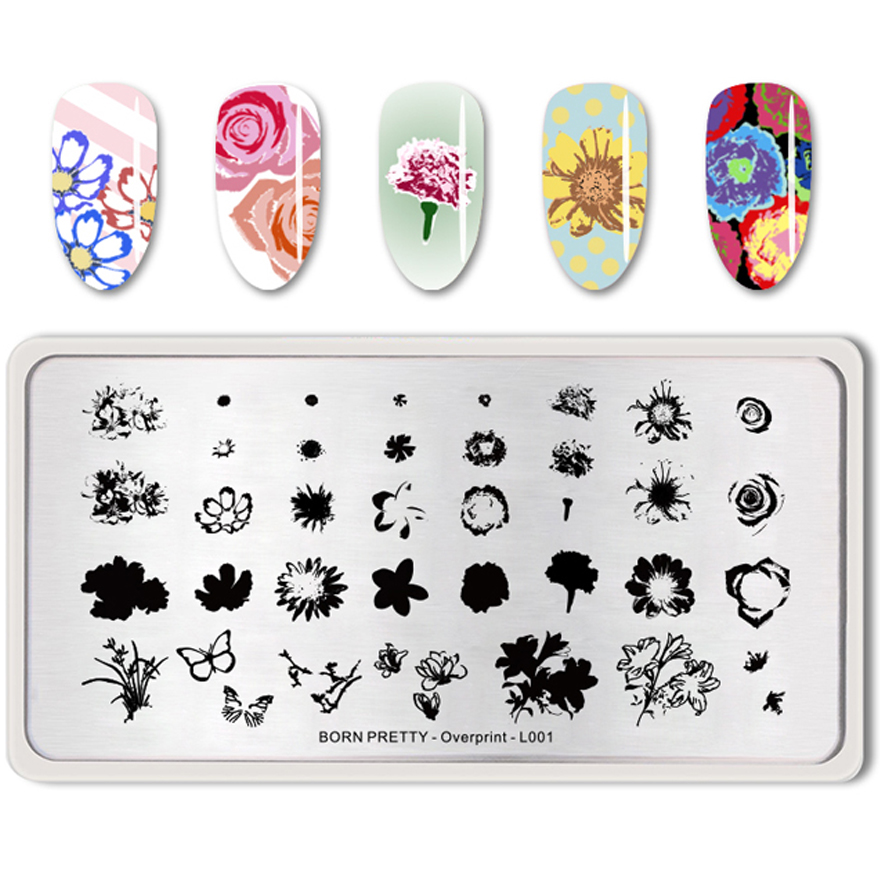 Born Pretty Stamping plate Overprint L001