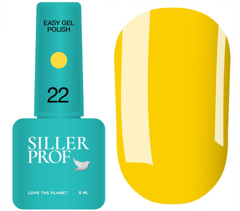 Siller One-step gel polish for nails One-step gel polish EASY #01, 8 ml