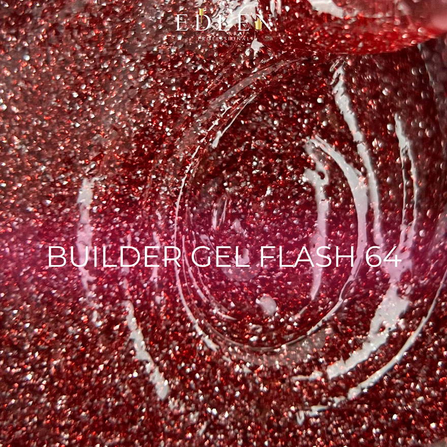 Edlen Гель для ногтей Builder gel Flash 64, 15 мл