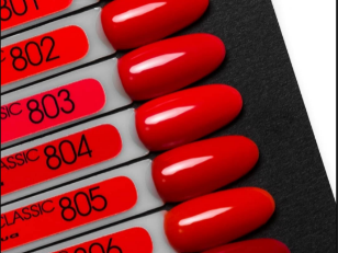 MOON FULL Ferrari gel varnish No. 803 (strawberry, enamel), 8 ml