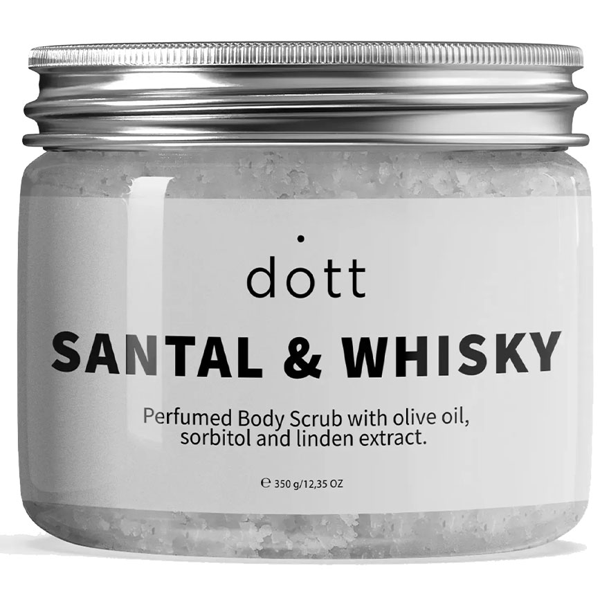Dott Парфюмированный скраб для тела - SANTAL & WHISKY, 350 г