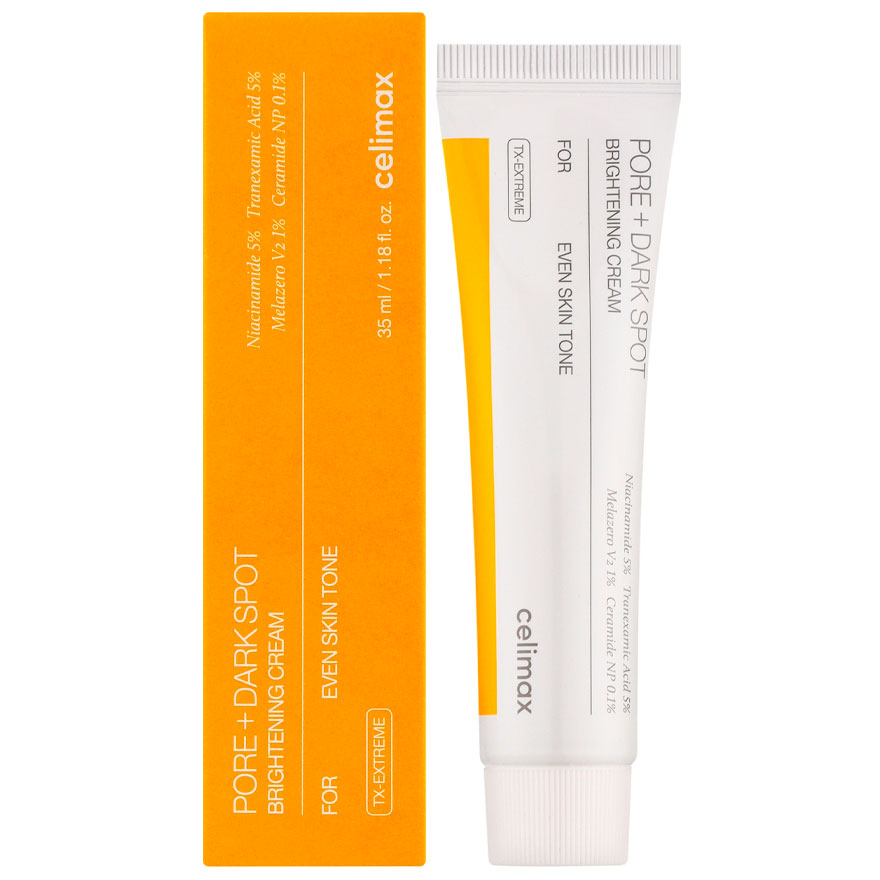 CELIMAX Крем против пигментных пятен для выравнивания тона и рельефа кожи Pore + Dark Spot Brightening Cream, 35 мл