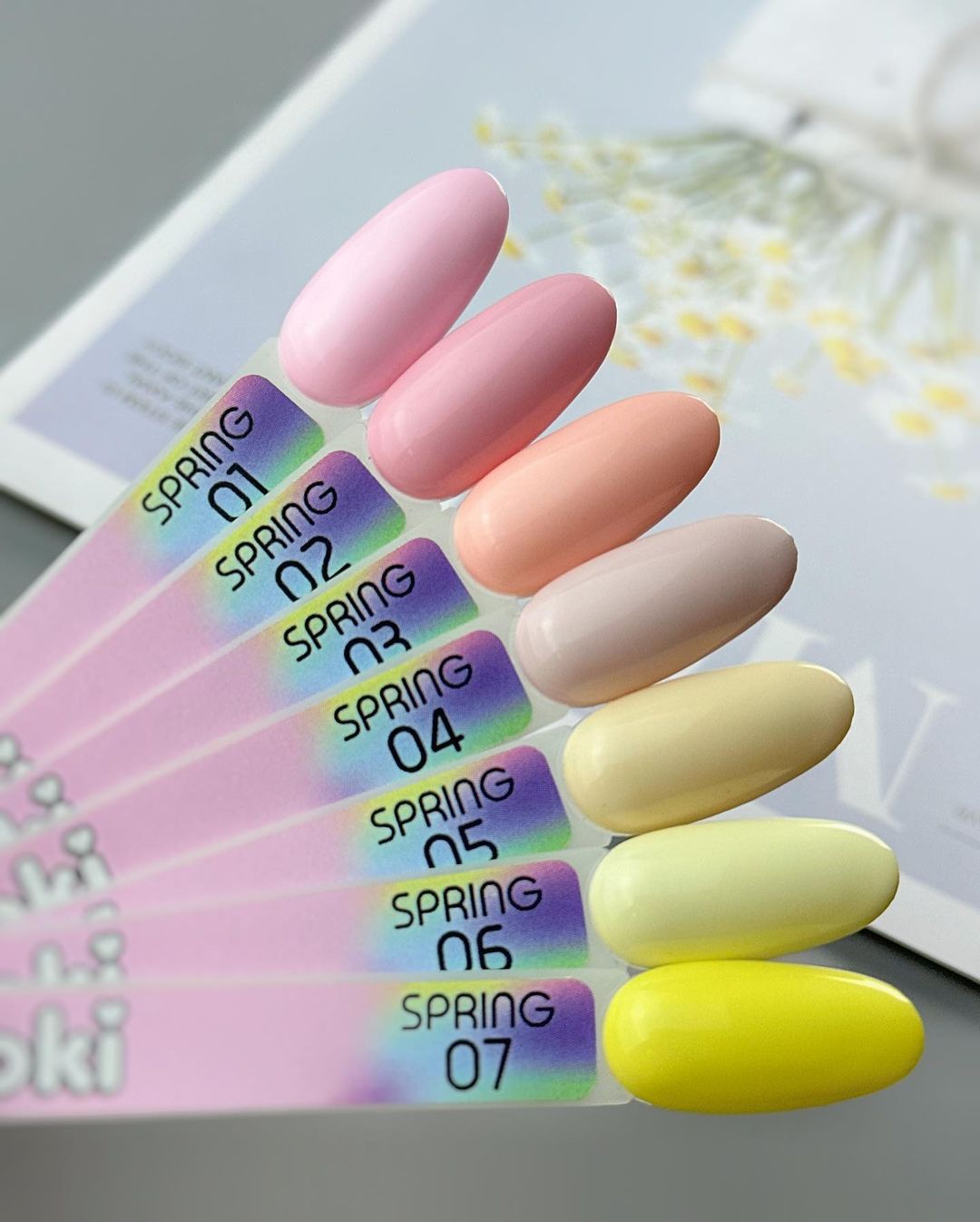 Toki Toki Gel nail polish Spring SP01 (soft pink, enamel), 5 ml