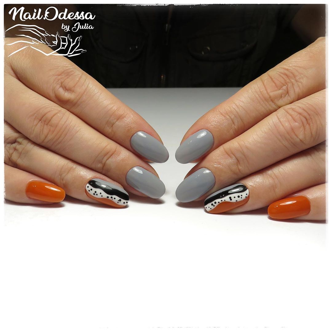 Kira Nails gel varnish No. 134 (violet-gray, enamel), 6 ml