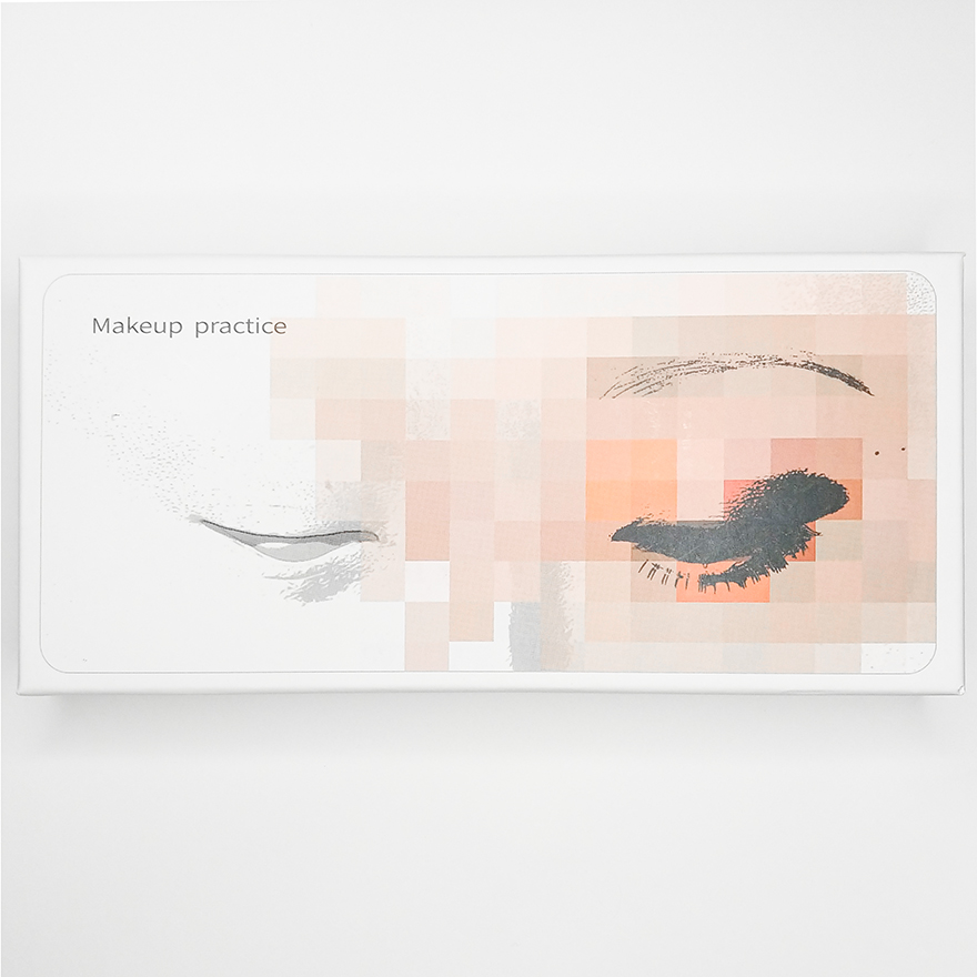Reusable mask for makeup training