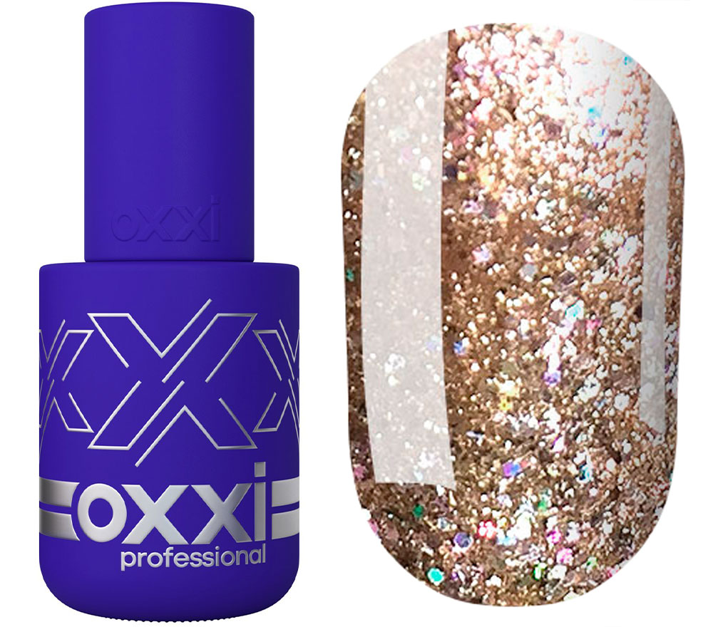 OXXI Гель-лак для ногтей Star Gel №009 (светлый золотисто-коричневый, с блестками и слюдой), 10 мл OXXI Гель-лак для ногтей Star Gel №009 (светлый золотисто-коричневый, с блестками и слюдой), 10 мл