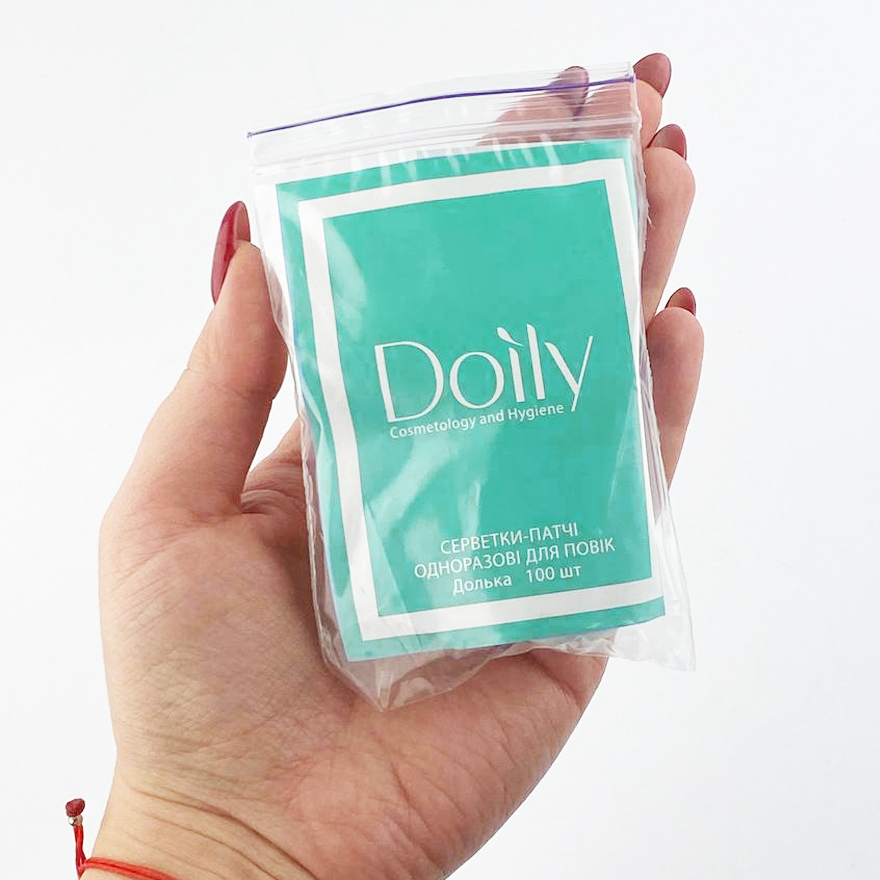 Doily Closed eye wipes for eyelash dyeing (100 pcs) Doily Closed eye wipes for eyelash dyeing (100 pcs)