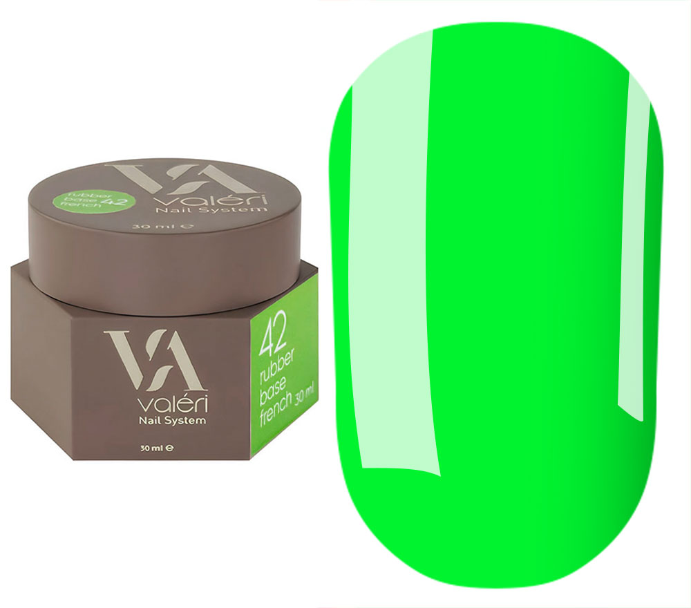Valeri База для нігтів Rubber Base French №42, 30 мл