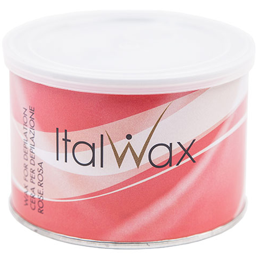 ItalWax Воск для депиляции в банке, розовый, 400 мл