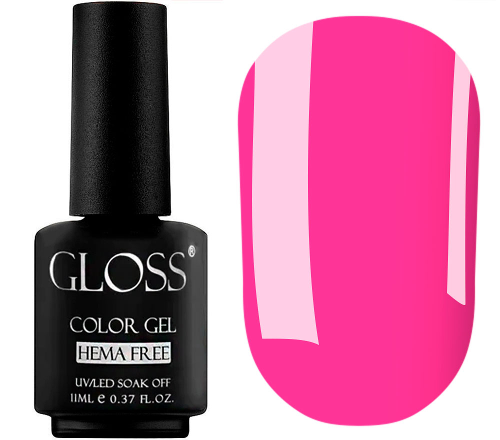 Гель-лак GLOSS Hema Free Dazzle, 11 мл