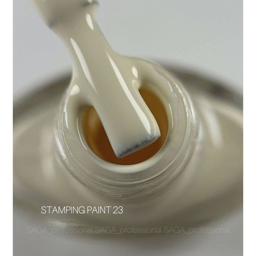 SAGA professional farba varnish for stamping 23 elephant brush, 8 ml