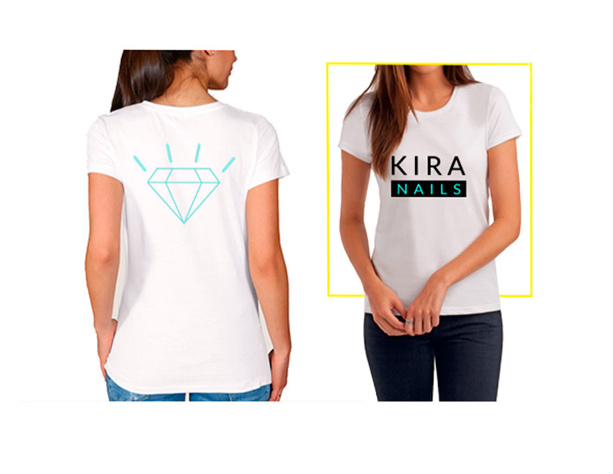 Футболка Kira Nails, размер L