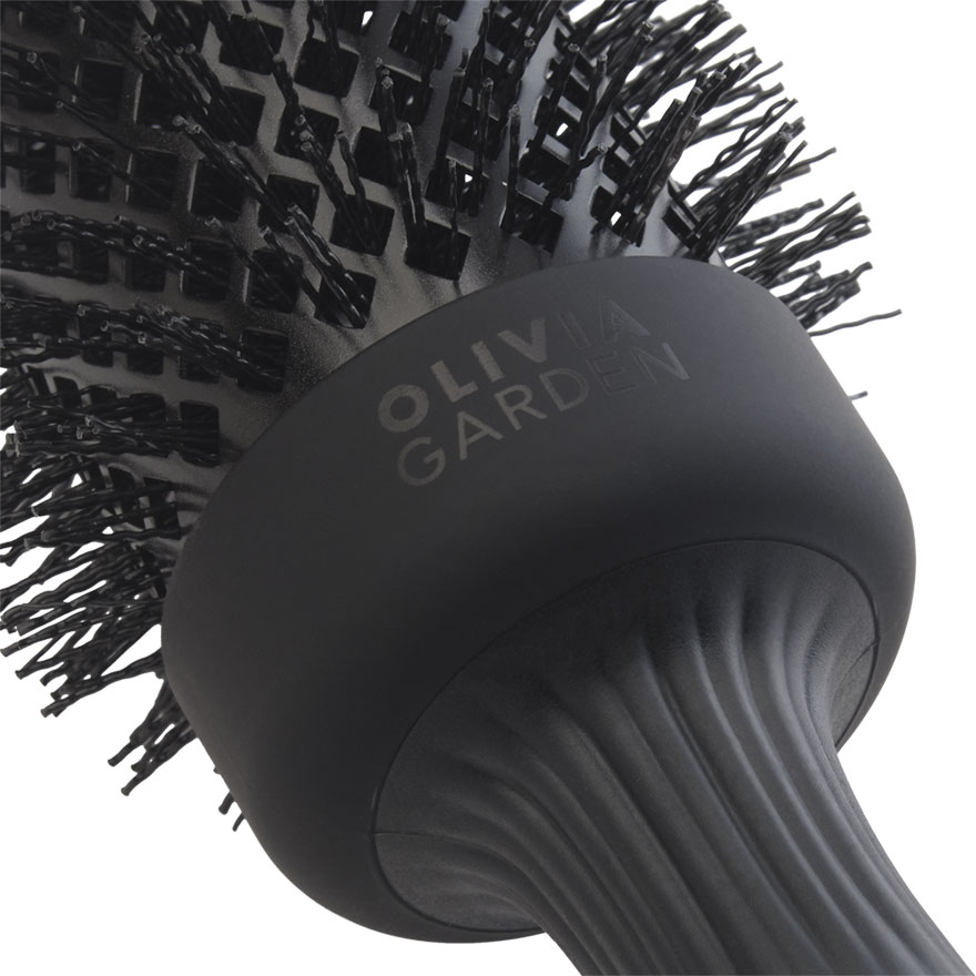 Olivia Garden Брашинг термо Expert Blowout Shine Wavy Bristles Black Label 45 мм,